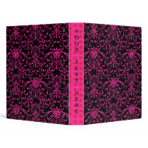 Hot Pink Miss Victoria Binder