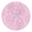 hot pink on pink chic damask pattern