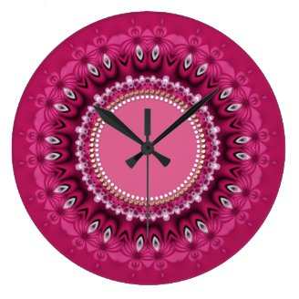  Black White Tribal Designs Customizable Wall Clocks