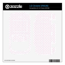 Hot Pink Polka Dots Decal For The LG Octane