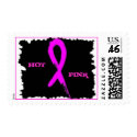 HOT PINK POSTAGE STAMP