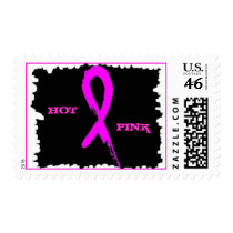 HOT PINK POSTAGE STAMP by tomkatx2 HOT PINK POSTAGE STAMP