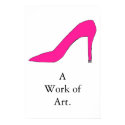 Hot Pink Pump posters by kissmestace Hot Pink Pump posters
