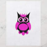 Hot Pink Punk Owl Flyer