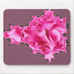 Hot Pink Rose Fractal mousepads