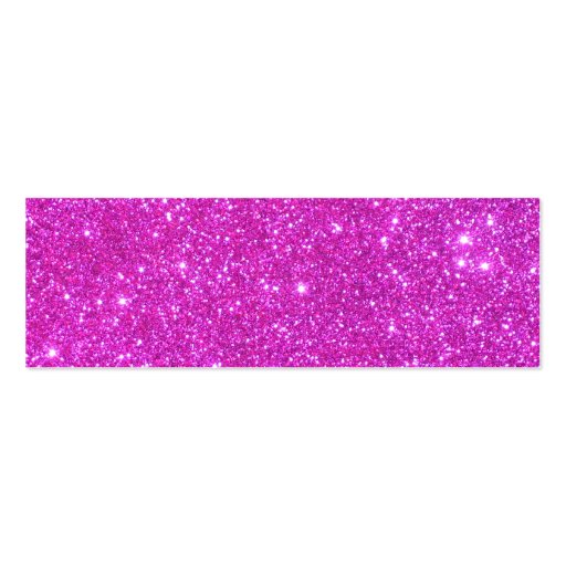 Hot Pink Sparkle Glittery CricketDiane Art Business Card Templates (front side)