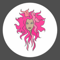 Hot Pink stickers