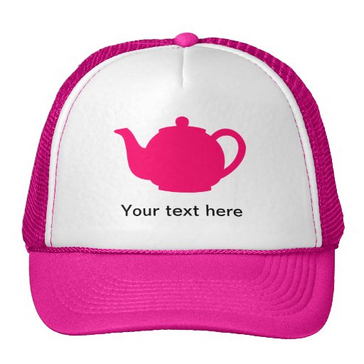 Hot Pink Teapot Trucker Hat Zazzle