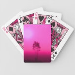 Hot Pink Trees Playing Cards