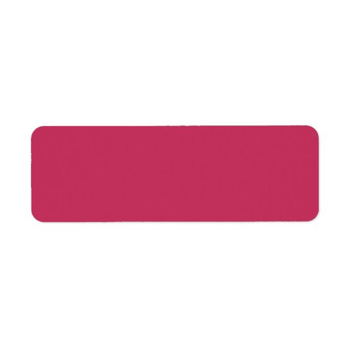 Hot Pink Trend Color Customized Template Blank Label | Zazzle