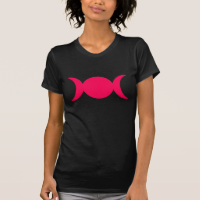 Hot Pink Triple Goddess Tee Shirt