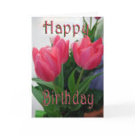 Hot Pink Tulips cards