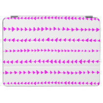 Hot Pink White Aztec Arrows Pattern iPad Air Cover at Zazzle