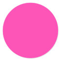 Hot Pink with Lime Green Border stickers