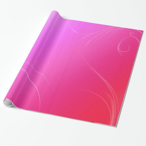 Hot Pink Wrapping Paper Zazzle