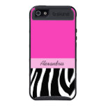 Hot Pink Zebra Stripe Skinit iPhone 5 Case
