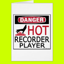 Hot Recorder Player cards