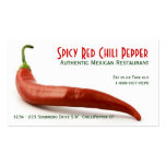 Hot Red Chili Pepper business cards