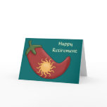 Hot Red Chili Pepper Retirement - Western cards