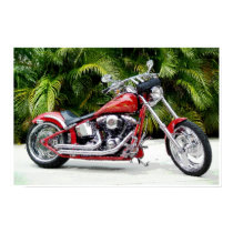 Hot Red Chopper Art posters by d4hvaol Hot Red Chopper Art posters