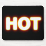 HOT Red Hot White Glowing Logo on Custom Black