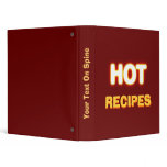 HOT Red Hot White Glowing Logo Spicy Recipes