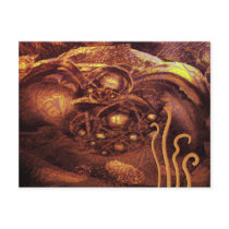 Hot rock meditation postcards