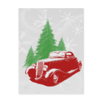 Hot Rod Christmas postcards