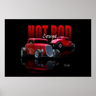 Hot Rod Coupe 34 Poster