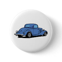 Hot Rod Coupe buttons by hotrodshirts Hot Rod Coupe buttons