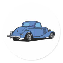 Hot Rod Coupe stickers