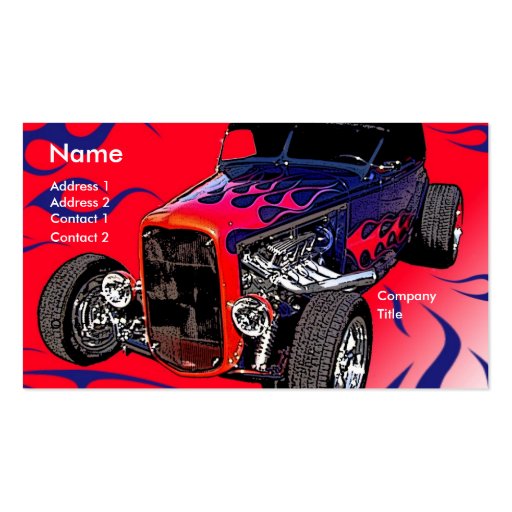 Hot Rod Flames Business Card