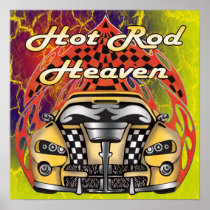 Hot Rod Heaven Print and Poster posters