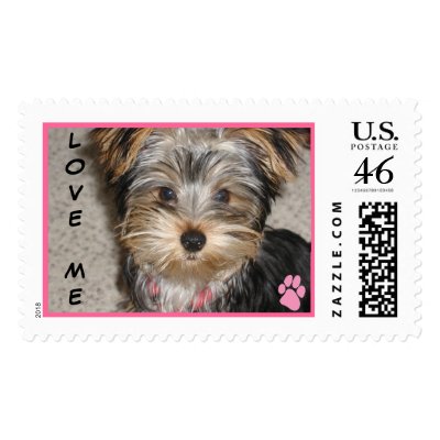 Hot Rod LOVE ME STAMP - CUSTOMIZED For his FAMILY by CuteYorkies
