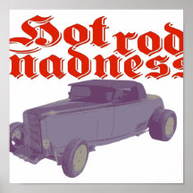Hot Rod madness Posters