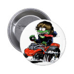 Hot Rod Monster Button