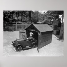 Hot Rod Pedal Car, early 1900s Poster