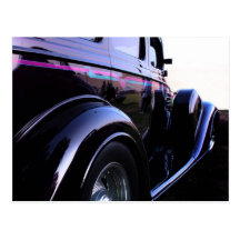 hot rod postcard