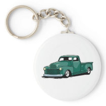 Hot Rod Truck Keychain