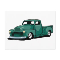 Hot Rod Truck Post Card