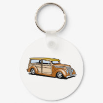 Hot Rod Woodie keychains