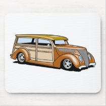 Hot Rod Woodie mousepads