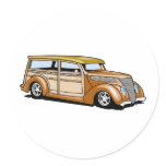 Hot Rod Woodie Sticker