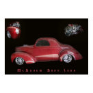 postcard - Hot rods