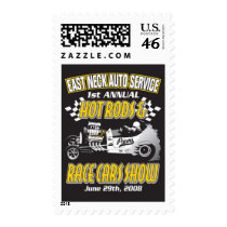 Hot Rods & Racecars Show 2008 Postage Stamps
