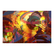 Hot Rusty Mess posters by Abstraction Hot Rusty Mess posters