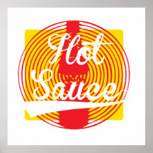 Hot Sauce! Print