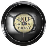 Hot sausage gravy/clock fish tank clock