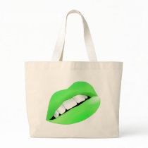 Hot Sexy Full Color Female Lips Mouth Bags