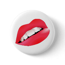 Hot Sexy Full Color Female Lips Mouth Button